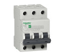 Выключатель автоматический Schneider Electric трехполюсный EASY 9 16А C 4,5кА