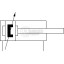 Стандартный пневмоцилиндр Festo DSBC-32-100-PPVA-N3